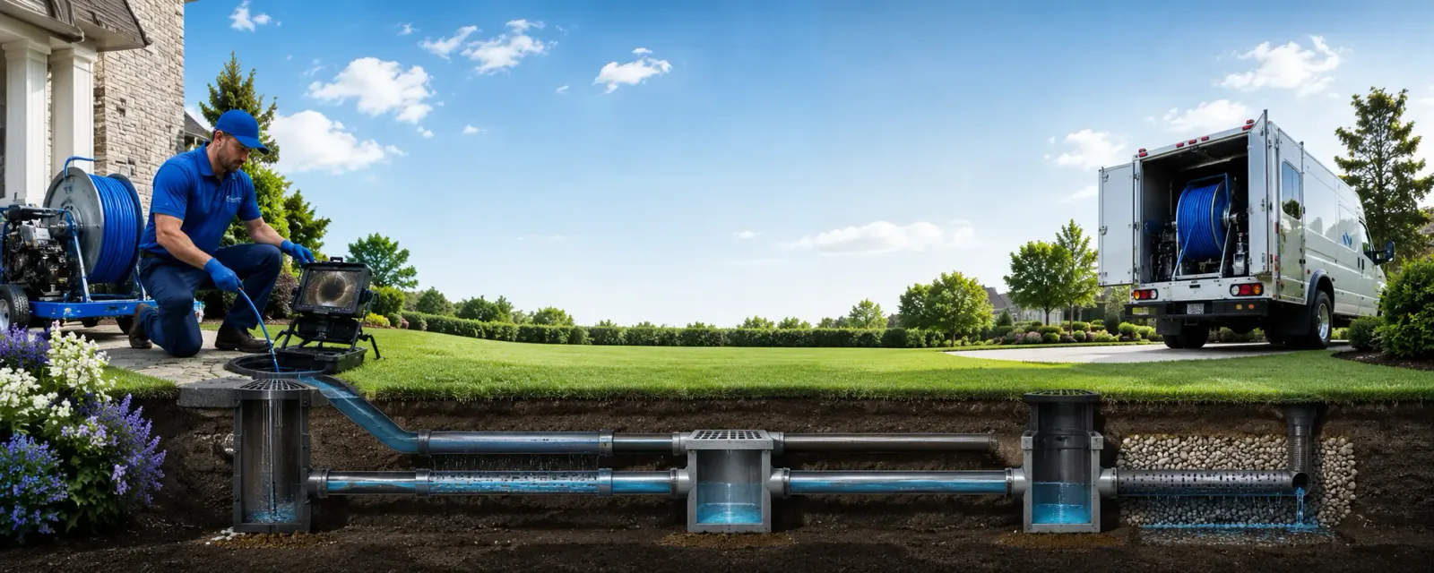 Outdoor drain cleaning information for Des Arc, MO